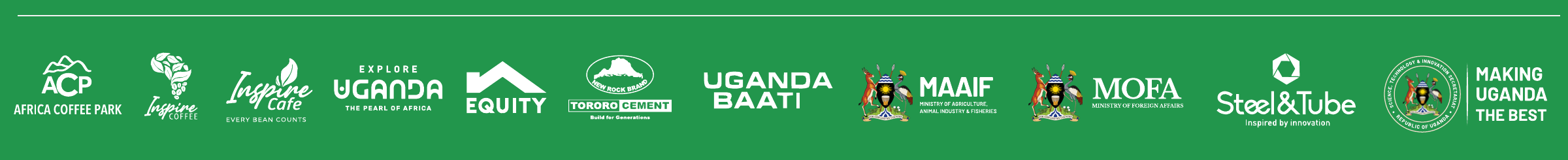 Official Africa Coffee Fest partner logos